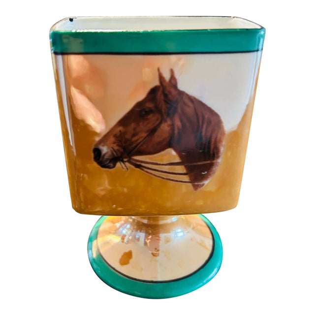 Vintage Lusterware Cigarette, Match Holder For Sale