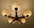 Large Art Deco Pendant Light in Wood and Glass, 1930s For Sale - Image 10 of 18