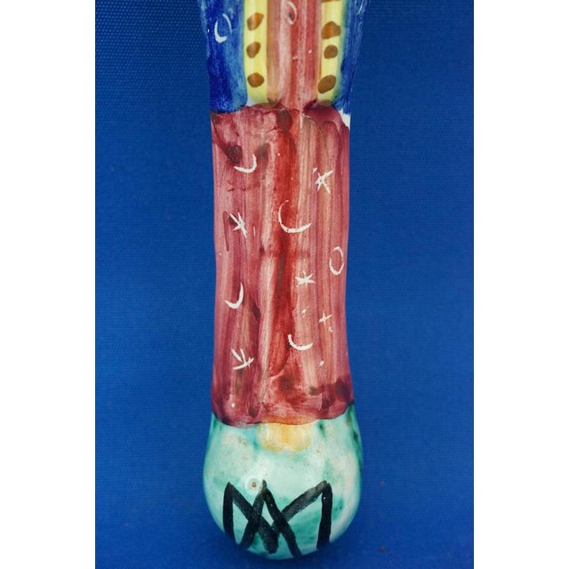 Ceramic 20th Century Ceramic Bas-Relief Plaque Madonna by Antonio Milani, Italy, 1920s For Sale - Image 7 of 18