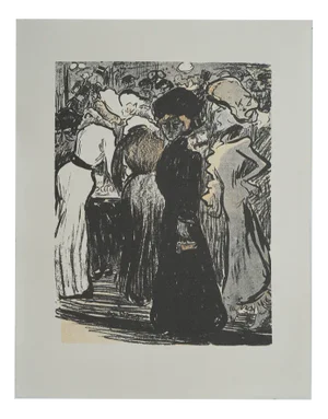 Kees VVan Dongem, Woman in Black, Lithograph