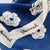 Chanel Navy Blue Monogram 100% Silk Scarf For Sale - Image 6 of 10