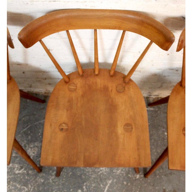 Mid 20th Century Set of 4 Paul McCobb Planner Group Side Chairs for Winchendon For Sale - Image 9 of 18
