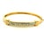 Vintage 14k Gold Diamond Hinged Bangle Bracelet For Sale - Image 12 of 12
