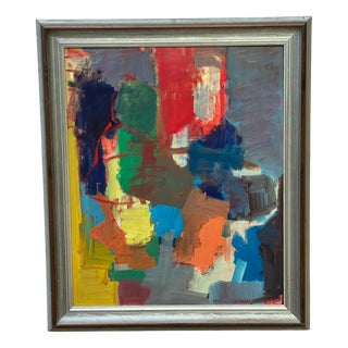 Rolf Ostermann, Conversations, Oil on Panel, Framed For Sale