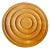 Russel Wright Style Concentric Ring Turned Wood Maple Platter or Charger For Sale - Image 9 of 9