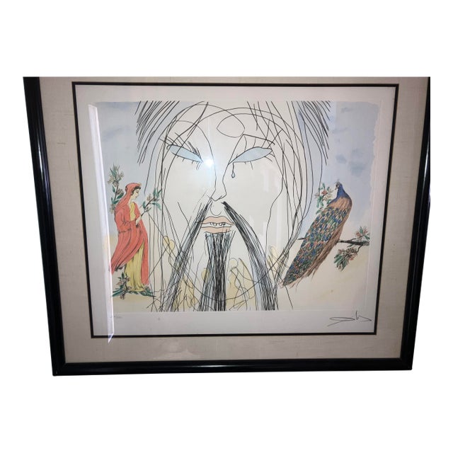 Salvador Dali, Confucius Colored Etching For Sale