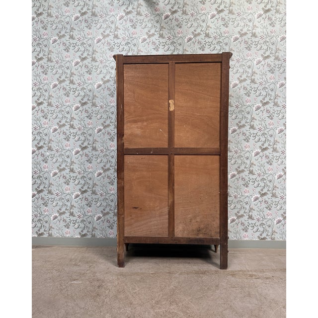 Wood Large Antique Oak Bonnetière, 1920s For Sale - Image 7 of 16