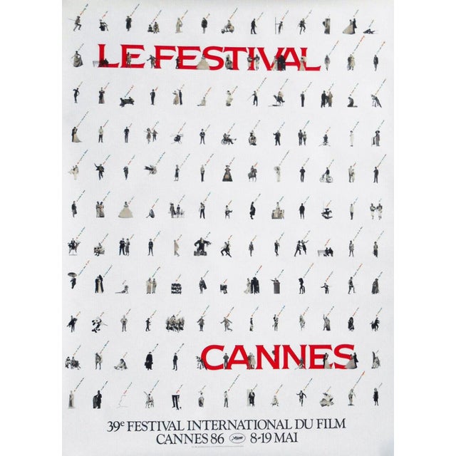 Cannes Film Festival 1986 Poster Chairish
