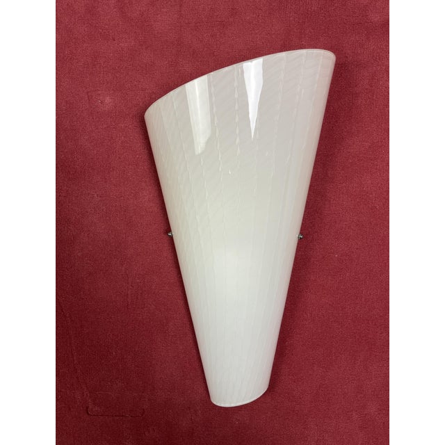 1980s Large Murano Glass Wall Lamps, 1980s, Set of 3 For Sale - Image 5 of 14