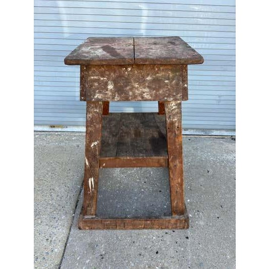 20th Century Wood Sculpting Stand For Sale - Image 4 of 10