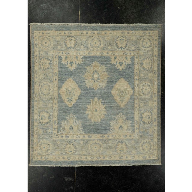 Brown Oushak Square Rug 3' x 3'2" #21349 For Sale - Image 8 of 8