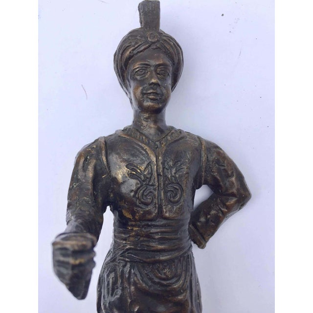 Orientalist Patinated Bronze Figure of a Turkish Young Man For Sale In Palm Springs - Image 6 of 14