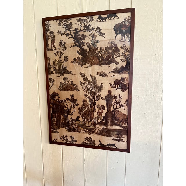 1700s Framed Textile 18th Century For Sale - Image 11 of 13