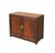 This elegant Chinese hardwood side cabinet—likely crafted from a richly grained timber such as huanghuali or...