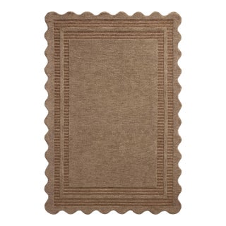 Chris Loves Julia x Loloi Scottie Mocha / Clay 5'-0" x 7'-6" Area Rug For Sale