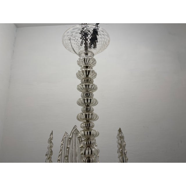 Large Venetian Murano Glass Chandelier, 1960s For Sale - Image 12 of 17