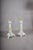 Early 20th Century Hand-Painted Ceramic Candlesticks with Heraldic Floral Decoration, 1910s, Set of 2 For Sale - Image 5 of 12