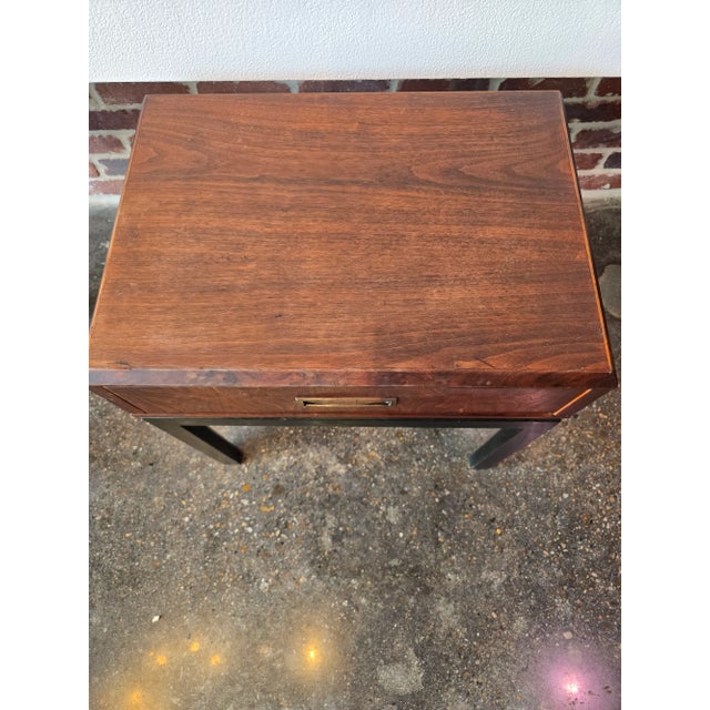 1960s Pair Nightstands Walnut Founders MCM Vintage For Sale - Image 5 of 14