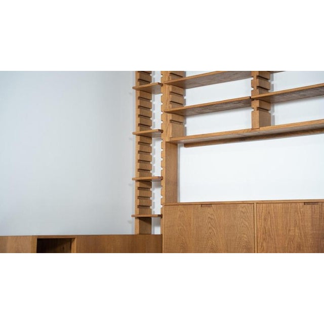 1970s Large Bookshelf with Bench attributed to Guiseppe Rivadossi for Officina Rivadossi, Italy, 1970 For Sale - Image 5 of 18