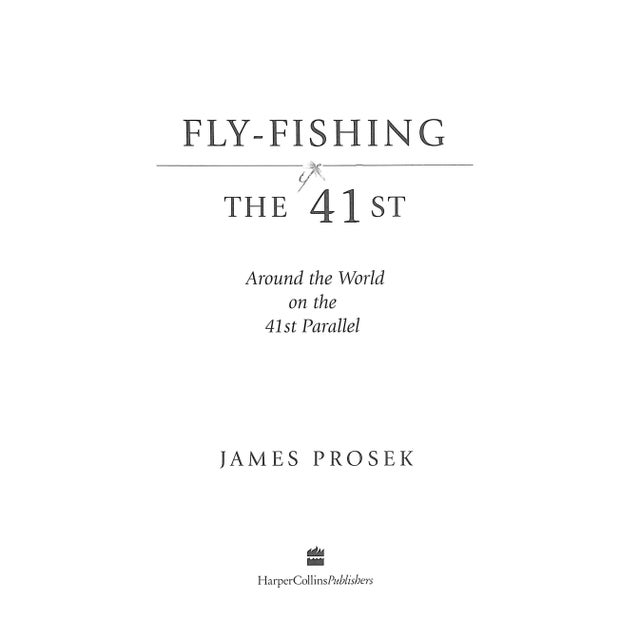 PROSEK, James [312] pp. HarperCollins 2003 First Edition 8 1/2" x 5 5/8" "One day, I left in a straight line from home at...