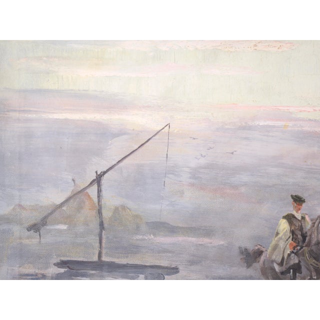 Impressionist Rounding Up the Horses - Caballero For Sale - Image 3 of 5