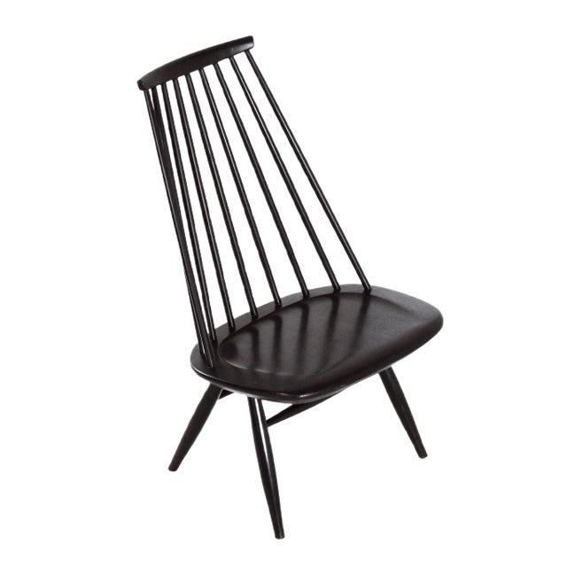 Black Mademoiselle Chair by Ilmari Tapiovaara for Asko, 1960s For Sale