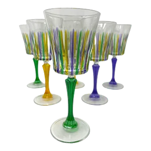 Beautiful Venetian Wine Glasses
