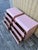 A Pair of Custom Made Postmodern Pink Waterfall Formica Nightstands. Circa 1980s For Sale - Image 17 of 18