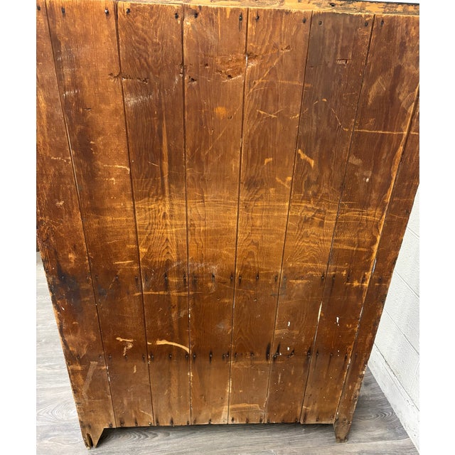 Antique Rustic Early American Punched Tin Pie Safe Jelly Cupboard Pantry For Sale - Image 13 of 13