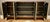 Original retail $3405, stylish Revelation Modern Ombré Luster Narrow Console Table, American walnut finished wood case,...