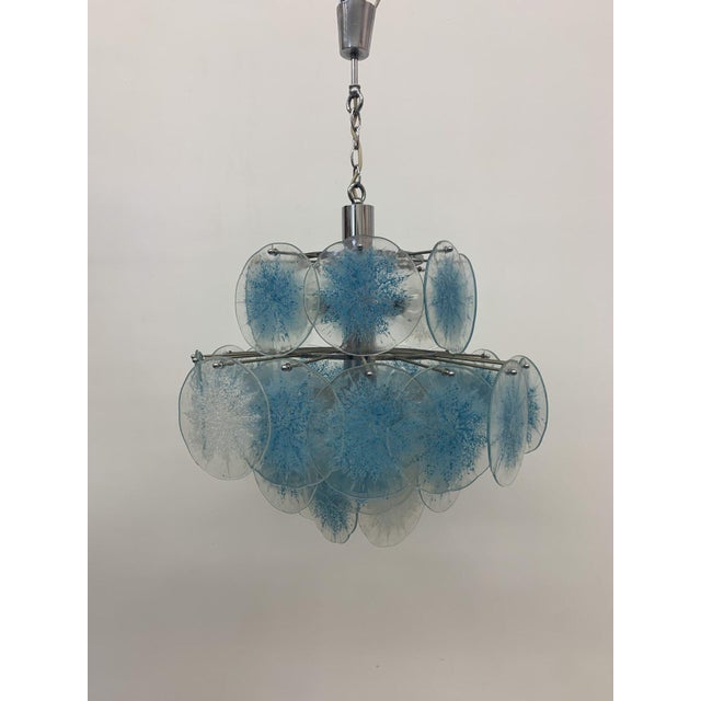 Disc Chandelier by Vistosi, 1970s For Sale - Image 4 of 18