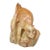 Vintage Seymour Shuren Modern Pink Carved Marble Abstract Panther Cat Sculpture For Sale