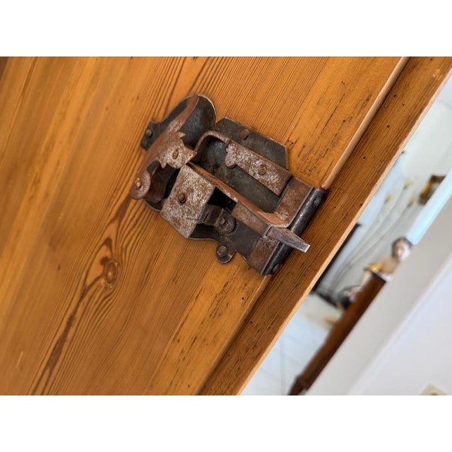 Wood Baroque Farmhouse Cabinet in Softwood For Sale - Image 7 of 14