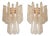 Conchiglie Gold Murano Glass Wall Sconces by Simoeng, Set of 2 For Sale