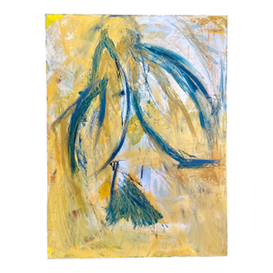 "Flight" Oversized Abstract Acrylic Painting by Dawn Leahy