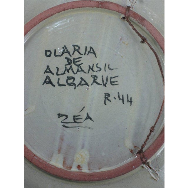 This stunningly signed Olaria de Almansil Algarve Zea pottery bowl is a beautiful addition to any home decor. Handmade in...