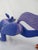 Blue Large Alebrije Colorful Fox Mexican Folk Art Wood Carving Figurine Sculpture For Sale - Image 8 of 15