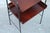 Black Curved Metal and Mahogany Shelf from Carlo Ratti, 1950s For Sale - Image 8 of 13