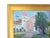 Santa Barbara Mission Church Landscape by Listed Artist Silvio Silvestri Oil Painting Including the Antiqued Gold Wood Frame For Sale - Image 4 of 9