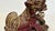 Vintage Shiwan Pomegranate Red Foo Dog For Sale - Image 12 of 15