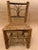 Mid 20th Century Rattan Tortoise Burnt Bamboo Chair/Plant Stand For Sale - Image 5 of 10