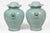 Chinese Late 19th Century Pair Chinese Celadon Vases With Lids For Sale - Image 3 of 9