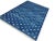 Textile Handmade Cotton Diamond Rug, Blue And White 8'x10' For Sale - Image 7 of 7