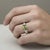 Modern Peridot Solitaire Ring for Men Silver, Gold, Size 10 For Sale - Image 3 of 7