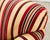 Ruby Red Ralph Lauren Home "Bel Air" Striped Velvet Sofa 8 Ft Usa 2008 For Sale - Image 8 of 18