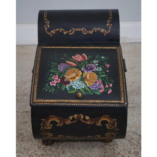 Age: Approx: 20 Years Old Details: Brass Handle Sides Nice Paint Decorated Finish Condition: Excellent Original Finish &...