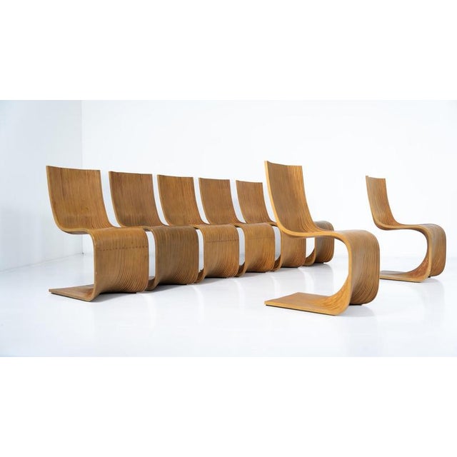 Bamboo Dining Chairs by Alejandro Estrada for Piegatto, 2000s, Set of 8 For Sale - Image 8 of 18