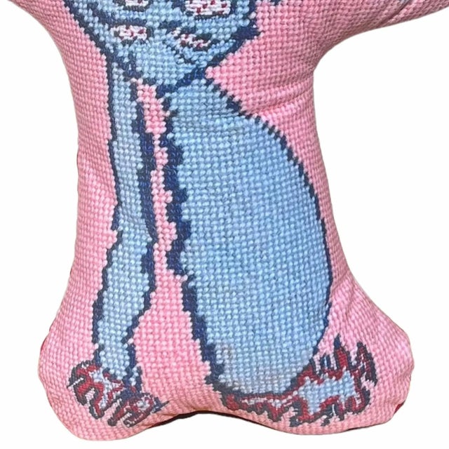 Velvet "MOMster" Sculpted Plush Pillow, Custom Original For Sale - Image 6 of 9