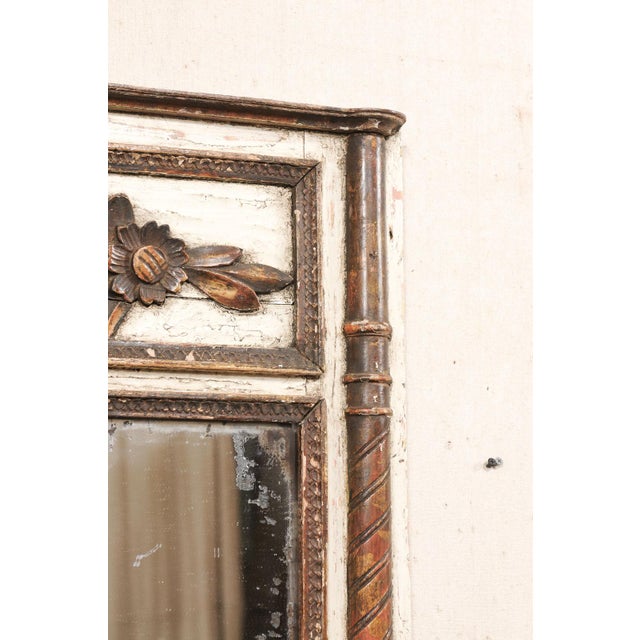 French Neoclassical 3 Ft Mirror, Circa 1820 For Sale - Image 12 of 12