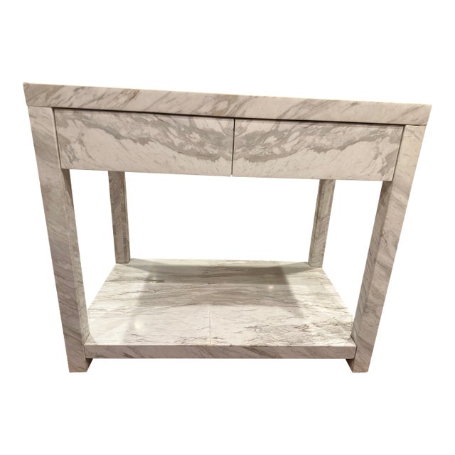 Cb2 Marble Slab Island For Sale